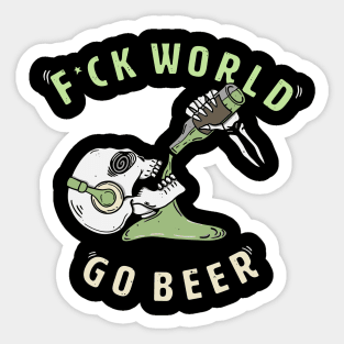 Go Beer Sticker
